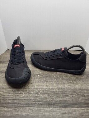 Camper Peu Path+ Black Leather Shoes Sneakers Womens Sz Eu 39 Us 9